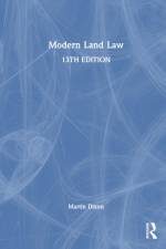 Modern Land Law af Martin Dixon