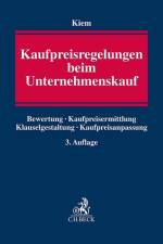 Kaufpreisregelungen beim Unternehmenskauf af Roger Kiem