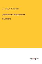 Akademische Monatsschrift af J. J. Lang