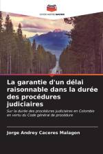 La garantie d'un délai raisonnable dans la durée des procédures judiciaires af Jorge Andrey Caceres Malagon
