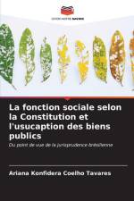 La fonction sociale selon la Constitution et l'usucaption des biens publics af Ariana Konfidera Coelho Tavares