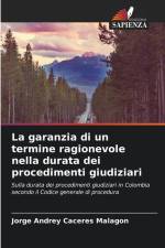La garanzia di un termine ragionevole nella durata dei procedimenti giudiziari af Jorge Andrey Caceres Malagon