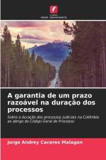 A garantia de um prazo razoável na duração dos processos af Jorge Andrey Caceres Malagon