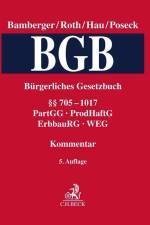 Bürgerliches Gesetzbuch Band 3: §§ 705-1017, PartGG, ProdHaftG, ErbbauRG, WEG af Heinz Georg Bamberger