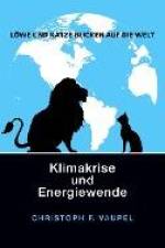 Löwe und Katze blicken auf die Welt af Christoph F. Vaupel