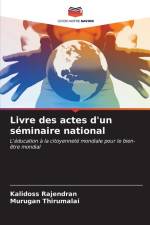 Livre des actes d'un séminaire national af Kalidoss Rajendran