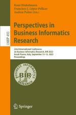 Perspectives in Business Informatics Research af Knut Hinkelmann