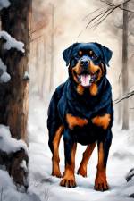 Hund Notizbuch Winterzeit Weihnachten Rottweiler mit 55 lustigen Motivationssprüchen Lebensweisheiten Hundeliebe Geschenk Rottie Hunde af Beau Barkside