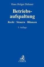 Betriebsaufspaltung af Hans Holger Dehmer