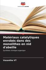 Matériaux catalytiques enrobés dans des monolithes en nid d'abeille af Vasantha Vt