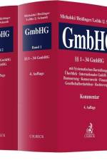 Kommentar zum Gesetz betreffend die Gesellschaften mit beschränkter Haftung (GmbH-Gesetz) af Andreas Heidinger