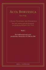 Die Hoffinanzierung in der preußischen Monarchie von 1786 bis 1918