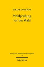 Wahlprüfung vor der Wahl af Johanna Werpers