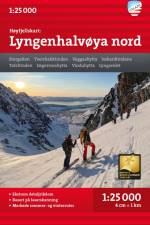 Høyfjellskart Lyngenhalvøya nord