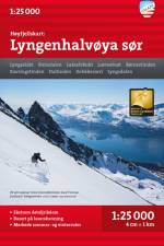 Høyfjellskart Lyngenhalvøya sør