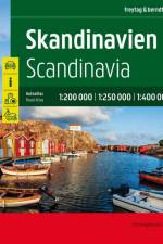 Skandinavien, Autoatlas 1:200.000 - 1:400.000, freytag & berndt af Freytag
