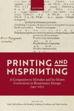 Printing and Misprinting af Geri Della Rocca de Candal
