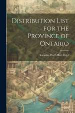 Distribution List for the Province of Ontario