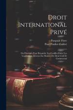 Droit International Privé af Paul Pradier-Fodere
