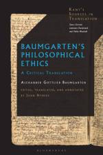 Baumgarten, A: Baumgarten's Philosophical Ethics af Alexander Gottlieb Baumgarten