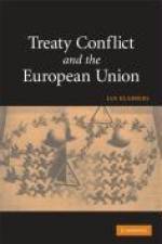 Treaty Conflict and the European Union af Jan Klabbers
