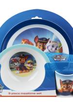 Paw Patrol spisesæt i tre dele - blå