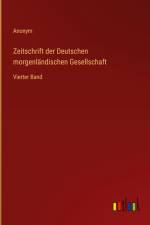 Zeitschrift der Deutschen morgenländischen Gesellschaft af Anonym