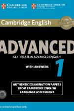 Cambridge English Advanced 1 for updated exam.Student's Book with answers and downloadable audio