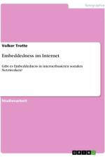 Embeddedness im Internet af Volker Trotte
