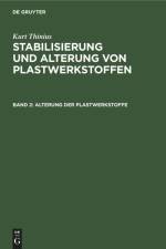 Alterung der Plastwerkstoffe af Kurt Thinius