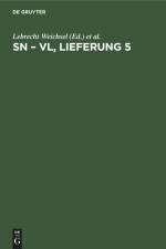 Sn ¿ Vl, Lieferung 5 af Margot Köstler