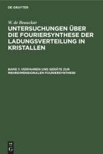 Verfahren und Geräte zur mehrdimensionalen Fouriersynthese af W. de Beauclair