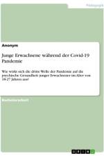 Junge Erwachsene während der Covid-19 Pandemie af Anonymous