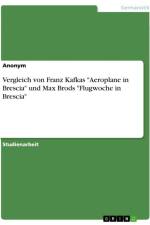 Vergleich von Franz Kafkas 