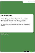 Bewertung anderer Figuren in Krachts 