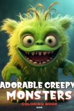 Adorable Creepy Monsters Coloring Book for Kids af Regina Peay