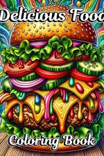 Delicious Food Coloring Book af Sophia Caleb