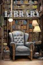 Library Coloring Book for Adults af Monsoon Publising