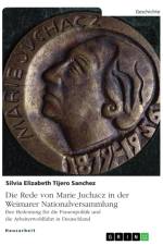 Die Rede von Marie Juchacz in der Weimarer Nationalversammlung af Silvia Elizabeth Tijero Sanchez