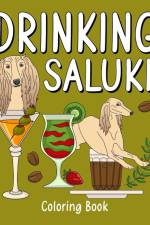 Drinking Saluki Coloring Book af Paperland