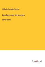 Das Buch der Verbrechen af Wilhelm Ludwig Demme