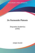 De Parmenide Platonis af Adolphe Hatzfeld