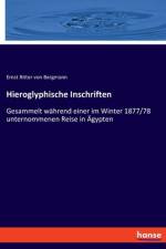 Hieroglyphische Inschriften af Ernst Ritter von Bergmann