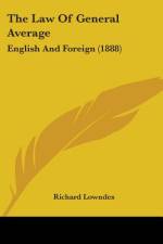 The Law Of General Average af Richard Lowndes