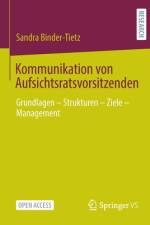 Kommunikation von Aufsichtsratsvorsitzenden af Sandra Binder-Tietz