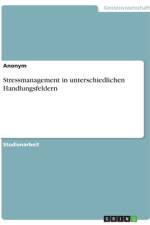 Stressmanagement in unterschiedlichen Handlungsfeldern af Anonym
