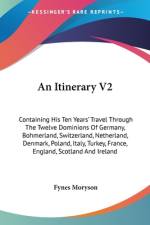 An Itinerary V2 af Fynes Moryson