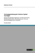 Vertragsgestaltung bei Venture Capital Verträgen af Sebastian Stricker