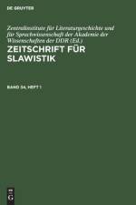 Zeitschrift fur Slawistik