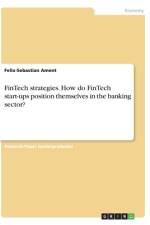 FinTech strategies. How do FinTech start-ups position themselves in the banking sector? af Felix-Sebastian Ament